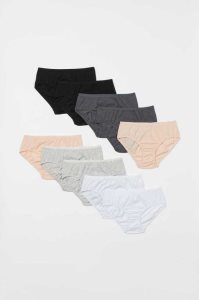 H&M 10-pack Briefs Unterwäsche Kinder Dunkelgrün Helllila | 1508-RDICK