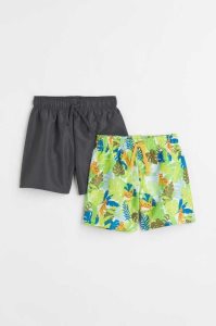 H&M 2-pack Shorts Bademode Kinder Dunkelblau | 5472-WCZXB