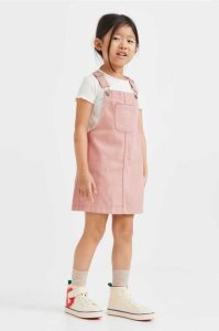 H&M 2-piece Baumwoll Einteiler Kinder Hellbeige | 3026-OMRST