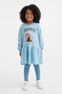 H&M 2-piece Printed Baumwoll Jersey Einteiler Kinder Grau | 6895-XBAGW