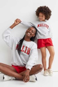 H&M 2-piece Sweatshirt Einteiler Kinder Hellgrau | 0835-NGXQC