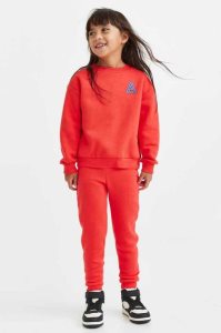 H&M 2-piece Sweatshirt Einteiler Kinder Hellrot | 2164-FIMQK