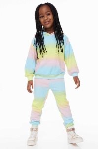 H&M 2-piece Sweatshirt Einteiler Kinder Hellrosa | 8019-SEFJT