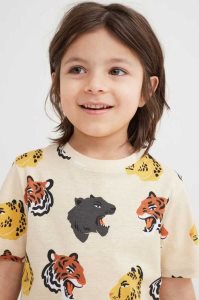 H&M 3-pack Baumwoll Hemd Kinder Gelb | 7126-YJPIT