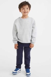 H&M 3-pack Baumwoll Twill Hose Kinder Hellgrün Blau | 6751-ERYBV