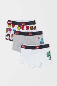 H&M 3-pack Boxer Kurze Hose Kinder Grün | 6219-MISKE