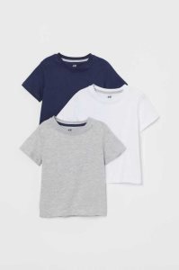 H&M 3-pack Hemd Kinder Dunkelgrün | 7314-OCJXN