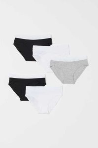 H&M 5-pack Baumwoll Briefs Unterwäsche Kinder Rosa | 9502-PXAKQ