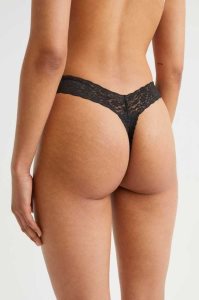 H&M 5-pack Spitze Tanga Briefs Unterwäsche Damen Beige Weiß | 3849-IRXWF