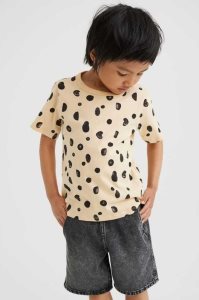 H&M Baumwoll Hemd Kinder Hellgelb | 1634-QYXJA