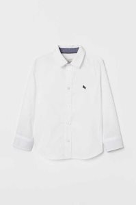 H&M Baumwoll Hemd Kinder Mintfarben Grün | 7648-ENOXK