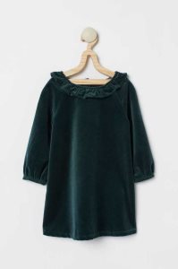 H&M Baumwoll Velvet Kurzes Kleid Kinder Mehrfarbig | 0765-JDTNP