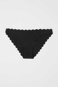 H&M Bikini Bottoms Strandkleidung Damen Schwarz | 3217-CFGVM