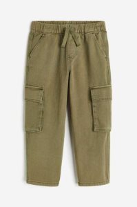 H&M Cargo Jogginghose Kinder Khaki Grün | 2817-PQIBK