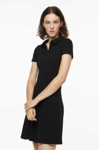 H&M Collared Gerippt Kleider Damen Hellgrün | 2175-QTDYR