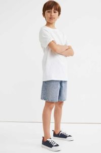 H&M Denim Kurze Hose Kinder Blau | 5047-UQXLA