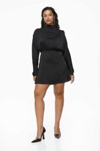 H&M Dolman-sleeved Kleider Damen Schwarz | 7916-BMXWV