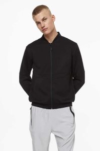 H&M DryMove jacket Sportbekleidung Herren Schwarz | 5032-IBODY