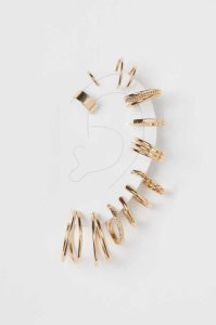 H&M Ear Cuffs Ohrringe Damen Gold | 9165-ZUMHW