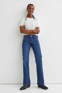 H&M Flare Low Jeans Damen Blau | 7831-OCYZS