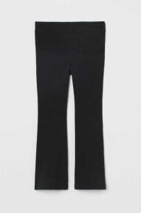 H&M Flared Leggings Kinder Schwarz | 0834-LMAYE