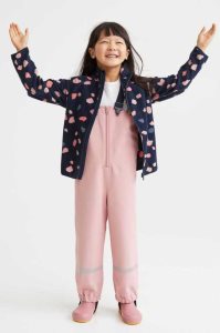 H&M Fleece Jacket Oberbekleidung Kinder Helllila | 8302-CWKPN