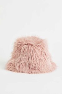 H&M Fluffy Bucket Hüte Damen Hellrosa | 1578-BMOHK