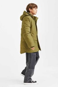 H&M Gepolstert Nylon Parka Oberbekleidung Kinder Schwarz | 1638-OQYJB