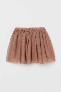 H&M Glittery Tulle Röcke Kinder Beige | 8375-KSPUO