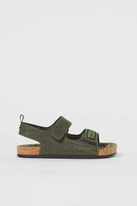 H&M Graphic-detail Sandalen Kinder Dunkelgrau | 0423-BPJFT