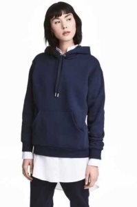 H&M Hoodie Damen Mintfarben Grün | 8420-DMSJU