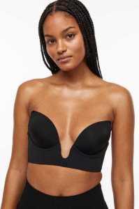 H&M Jersey Push-up Bra Unterwäsche Damen Schwarz | 4693-SDLJB