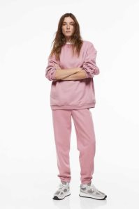 H&M Joggers Hose Damen Rosa | 6351-HUZOM