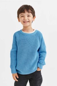 H&M Knit Pullover Kinder Braun | 8492-OPFKZ