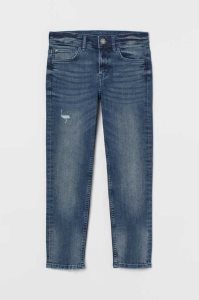 H&M Kompfort Slim Fit Jeans Kinder Dunkelblau | 4280-TMAPE