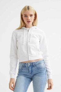 H&M Kurzes Mit Kapuze Jacket Sweatshirt Damen Dunkelbraun | 6187-IYBRS