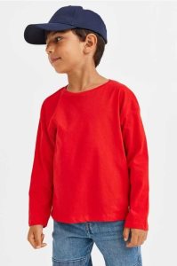 H&M Long-sleeved Baumwoll Oberteile Kinder Rosa Hellrosa | 7023-UDYSX