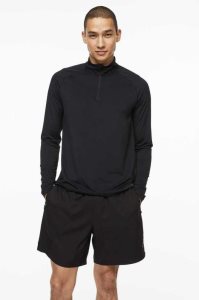 H&M Long-sleeved Sportbekleidung Herren Hellgrau | 7493-DFAOS