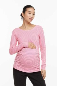 H&M MAMA Baumwoll Jersey Top Schwangerschaftskleidung Damen Rosa | 4920-VSYCW