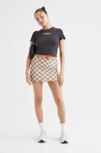 H&M Mesh Mini Röcke Damen Braun | 2438-AJPNM