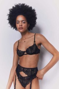 H&M Non-padded Underwire Spitze Bra Unterwäsche Damen Hellrosa | 7513-CWOPM