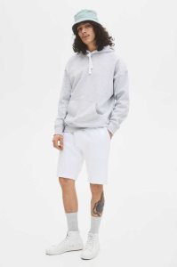 H&M Oversized Fit Baumwoll Hoodie Oberteile Herren Schwarz | 8417-VCQNR