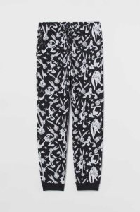 H&M Patterned Pajama Pants Loungewear Herren Schwarz | 6840-CGXFV