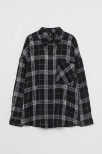 H&M Plaid Shirt Bluse Damen Rosa | 8397-LBHJR