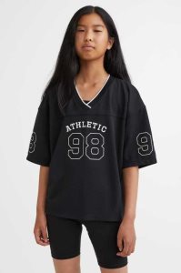 H&M Printed Basketball Sportbekleidung Kinder Schwarz | 2708-TUYVP