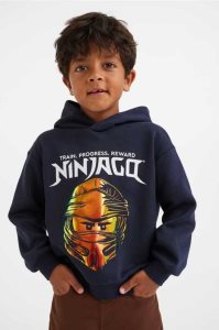 H&M Printed Hoodie Kinder Schwarz | 7524-QNCPI