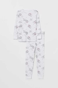 H&M Printed Pyjama-paket Kinder Helllila | 8365-XGELR