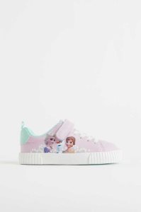 H&M Printed Sneakers Kinder Hellblau | 9180-WKQNI