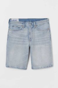 H&M Regular Denim Kurze Hose Herren Hellblau | 9851-WKPBN