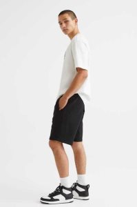 H&M Regular Fit Kurze Hose Herren Schwarz | 5684-JCQZU